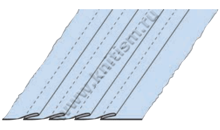 Приспособление для создания продольных складок на одноигольной прямострочной машине N605A SURUCU