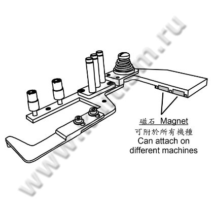 Подвижная планка крепления окантователя KHB01