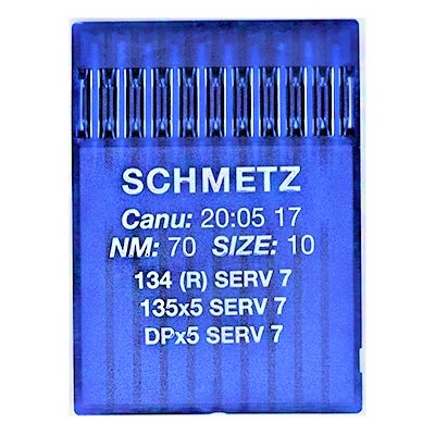 Игла Schmetz 134 (R) SERV 7 (135X5 SERV 7, DBX1 SERV 7, DPX5 SERV 7)