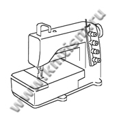 Приспособление "подгиб" KHF-89. Подгибка одинарным подворотом