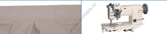 Приспособление для втачивания узкой ленты из легких и средних материалов на 2-х игольной машине P011 SURUCU