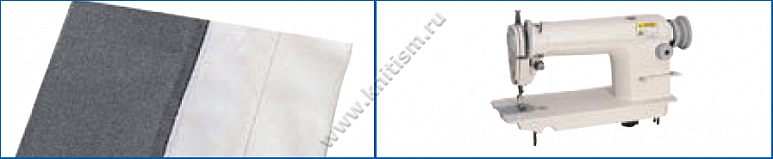 Приспособление для притачивания готового пояса брюк к подкладке на прямострочных машинах P043A SURUCU