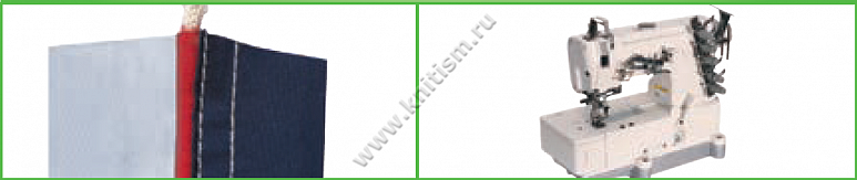 Приспособление "притачивание декоративной окантовки с боку с прокладыванием канта" для плоскошовных машин T165B SURUCU