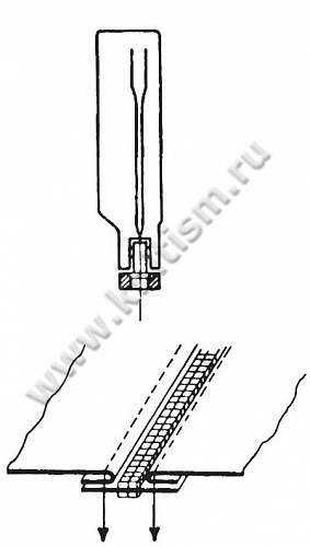 Лапка для молнии P363 SEWPARTS