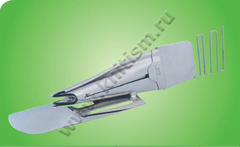 Окантователь в 3 сложения (чистый край сверху) для плоскошовной машины с плоской платформой T149 SURUCU