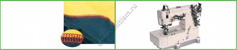 Приспособление левостороннее "Соединение внахлест" на плоскошовной машине T132A SURUCU