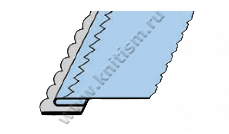 Приспособление "подгибочник" для машин строчки зиг-заг C206 SURUCU