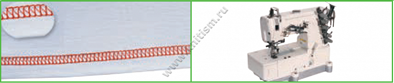 Приспособление "подгибка" регулируемое на плоскошовку с плоской платформой T154B SURUCU