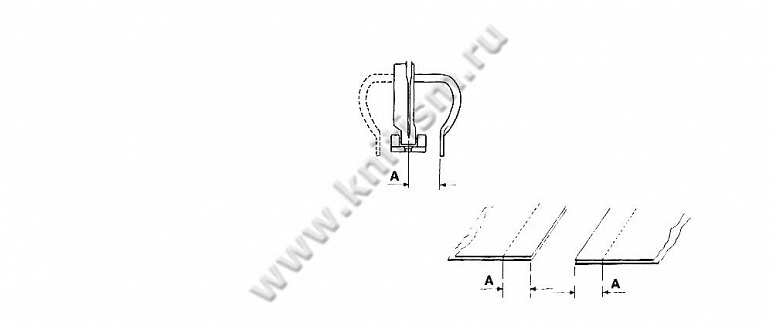 Лапка с двумя направляющими S521 (P-723) SEWPARTS