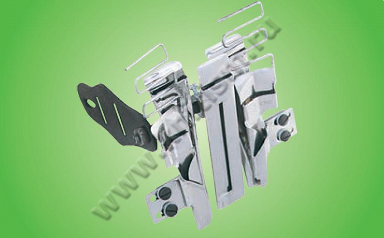 Приспособление комбинированное "Лампасник" для притачивания 2-х лампас с 2-мя декоративными вставками и тесьмой посередине на поясных машинах E118 SURUCU