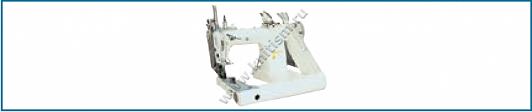 Приспособление "Шов в замок" с прокладываением декоративной окантовки с кантом (тесьмы) для 2-игольных машин цепного стежка с П-образной платформой G322B SURUCU