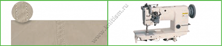 Приспособление "шов в замок" для 2-х игольных машин T162 SURUCU