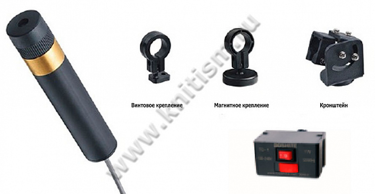 Красный лазер TD-1B с фокусировкой, 100 мВт