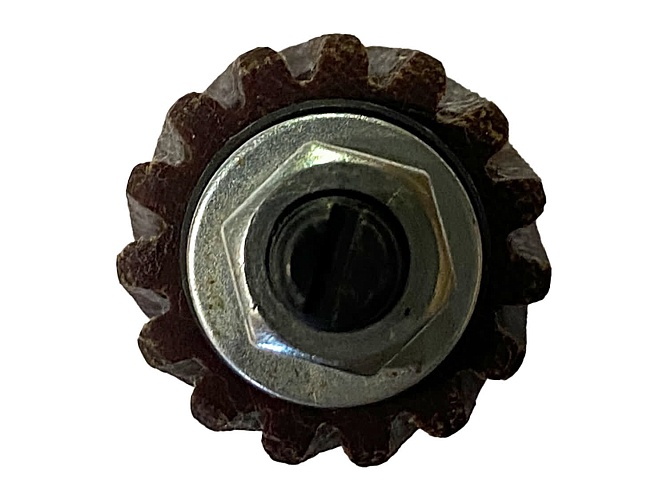 Червячная текстолитовая шестерня в сборе для дискового раскройного ножа Aurora RCB-70