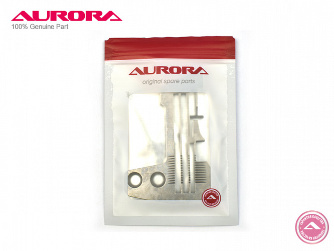 Игольная пластина для трёхниточных оверлоков (арт. 3M 6-25 (E800)) Aurora