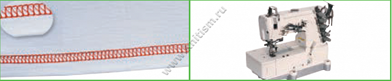 Одинарная подгибка вниз регулируемая для плоскошовных машин с плоской платформой T153 SURUCU