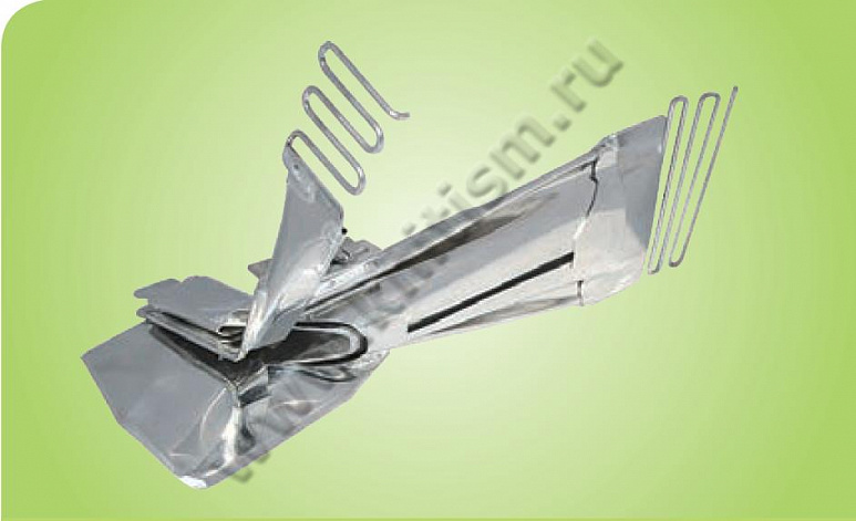 Окантователь низа банных халатов с прокладыванием декоративной тесьмы для 4-х игольных поясных машин двойного цепного стежка H502A SURUCU