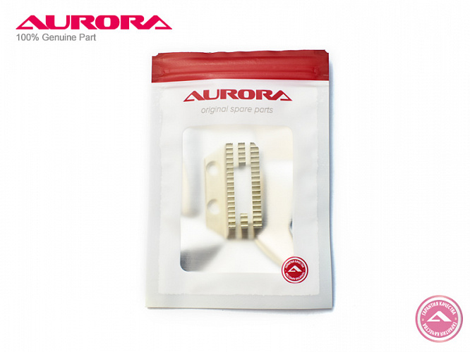 Зубчатая рейка четырёхрядная на прямострочную машину с нижним продвижением (для игольных пластин H26) (тяжёлые материалы) (арт. 150793001 (H26)) Aurora