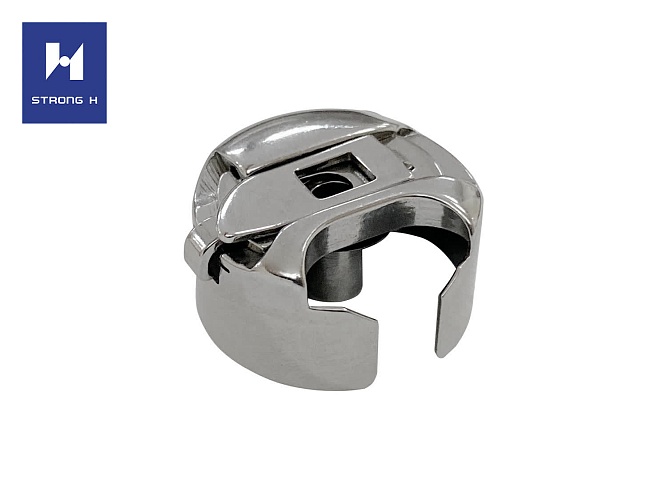 Шпульный колпачок с пружинкой на увеличенный челнок с игольным продвжиением для прямострочных машин Strong H BC-DBM1(6-7)-NBL