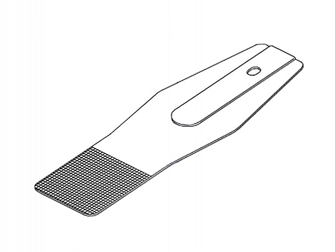 Заготовка пластины продвижения для закрепочной машины. Артикул Aurora 14120307
