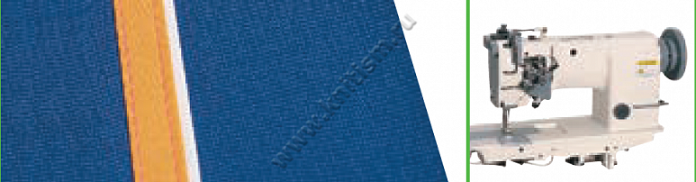 Приспособление "Лампасник" для притачивания лампас с декоративной вставкой для 2-х игольных машин челночного стежка E109 SURUCU