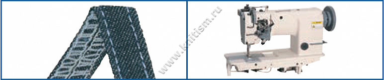 Приспособление для изготовления шлевок на 2-х игольных машинах P033 SURUCU