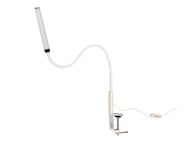 Светодиодная лампа-светильник Aurora LED50-G (настольная, на струбцине) для швейных машин, рукоделия, школьника, чтения, монитора