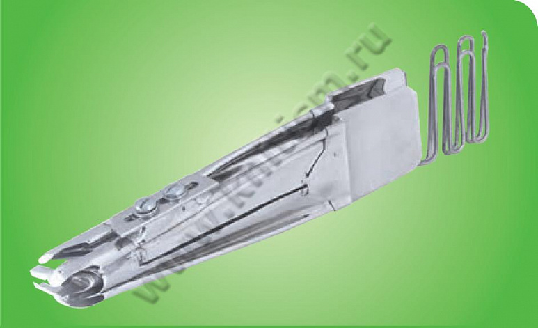 Двойной окантователь в 4 сложения для плоскошовных машин с вырезом в платформе T152 SURUCU