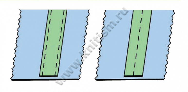 Приспособление для притачивания тесьмы на прямострочной машине челночного стежка T133A SURUCU