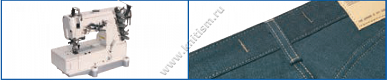 Приспособление для изготовления шлевок шириной более 1,8 см на плоскошовной машине P029 SURUCU