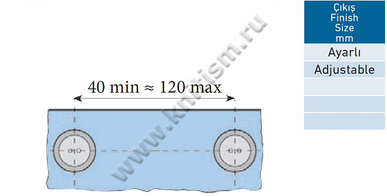 Приспособление "Разметка пуговиц" 2-х стороннее для пуговичных машин G326 SURUCU