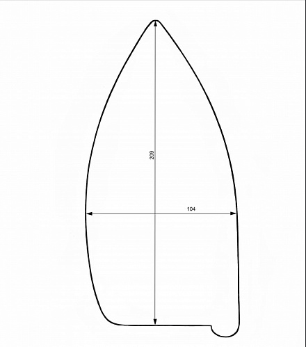 Тефлоновая подошва Rotondi EC 289