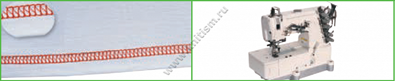 Приспособление "подгибка" регулируемое на плоскошовку с плоской платформой T154A SURUCU