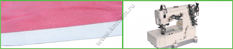 Приспособление "обработка воротника" для плоскошовных машин с плоской платформой T155E SURUCU