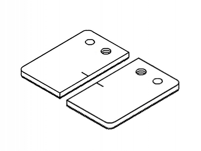 Комплект заготовок лапок для закрепочной машины. Артикулы Aurora 30401900