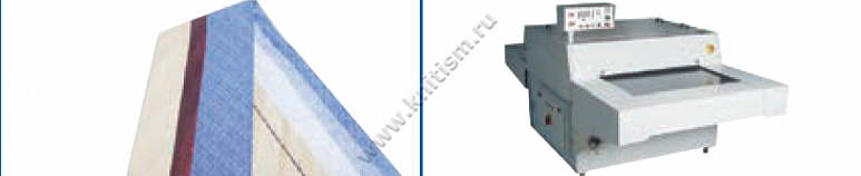 Приспособление для изготовления пояса со скрытой подкладкой на проходных прессах P050D SURUCU