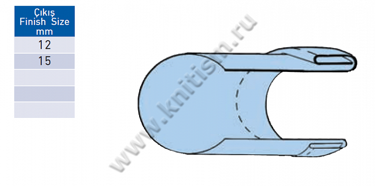 Приспособление для подгибки низа брюк и рукавов на автоматической машине для подгибки низа P024A SURUCU