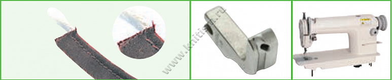 Приспособление "изготовление канта" для прямострочных машин T166 SURUCU