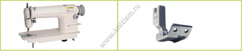 Приспособление для подгибка края с одновременным притачиванием молнии для прямострочных машин Y406 SURUCU