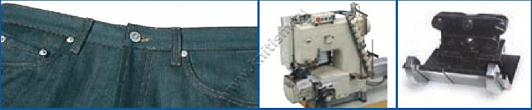 Приспособление для автоматического машинного втачивания пояса джинсов P001A SURUCU