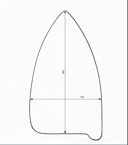 Тефлоновая подошва Primula TFA 1700