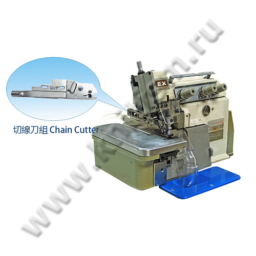 Устройство обрезки нити для 3 и 4-х ниточных оверлоков