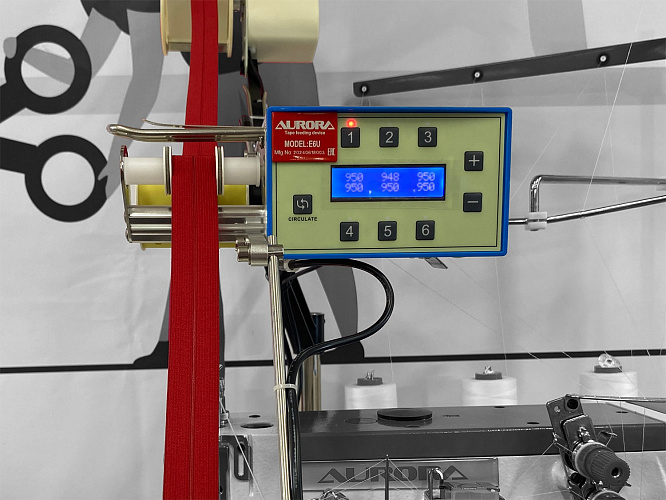Устройство дозированной подачи резинки (с размотчиком) Sewparts E6U
