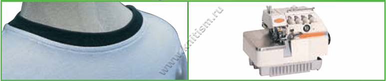 Приспособление для втачивания горловины на оверлоке E126 SURUCU