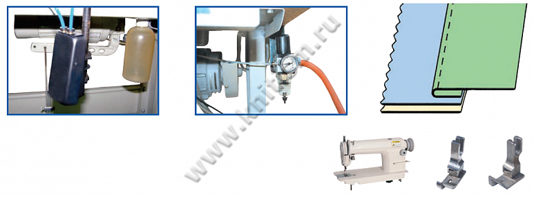 Приспособление "Обработка плечевой кокетки" пневматическое для прямострочных машин G311A SURUCU