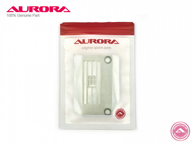 Игольная пластина стандартная для плоскошовных машин с плоской платформой (3х 5,6 мм) (арт. 257516A-56) Aurora