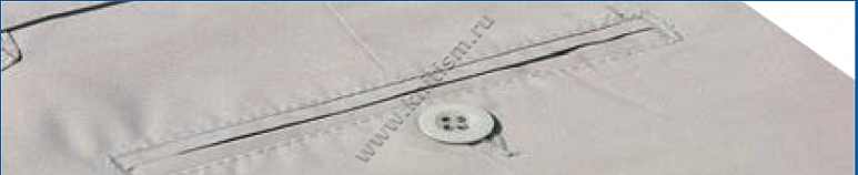 Приспособление для изготовления заднего кармана брюк "в листочку" на швейных автоматах P047 SURUCU