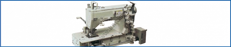 Приспособление для притачивание пояса со вставкой эластичной тесьмы на 4-х игольных поясных машин P036 SURUCU