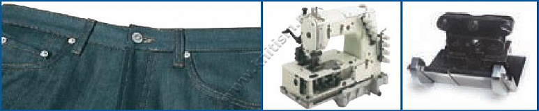 Приспособление для втачивания пояса джинсов P002 SURUCU