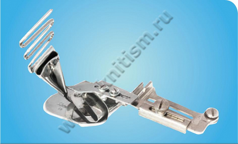 Подгибка с притачиванием декоративной окантовки для прямострочных и 2-х игольных машин челночного стежка G329 SURUCU